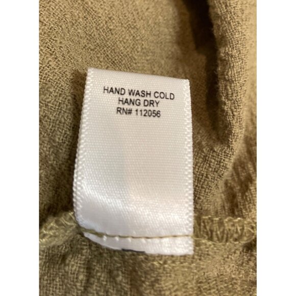 Zenana Womens Loose Fit Brown Textured Short Sleeve Top L - Picture 8 of 8